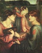Dante Gabriel Rossetti The Bower Meadow oil painting artist